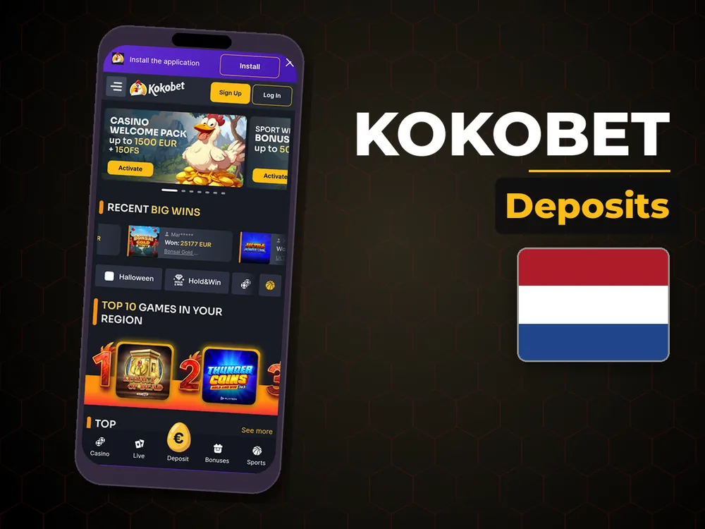 KoKobet - Deposits